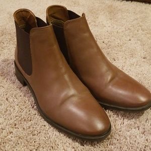 Brown Topshop booties